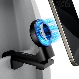 【数量限り】Klearlook MagSafe対応 飛行機 スマホスタンド ホルダー 卓上/クリップ式 スマフォンスタンド 安定性 コンパクト 携帯ホルダー 携帯便利 滑り止め加工 全てのPhoneに対応 キッチン/リビングルーム/オフィス/車載/ベット/旅行 用 (ブラック)