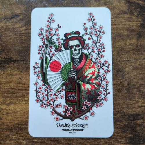 【ST-642】 Powell Peralta skateboard sticker パウエル ペラルタ スケートボード ステッカー Sakura Yosozumi Samurai