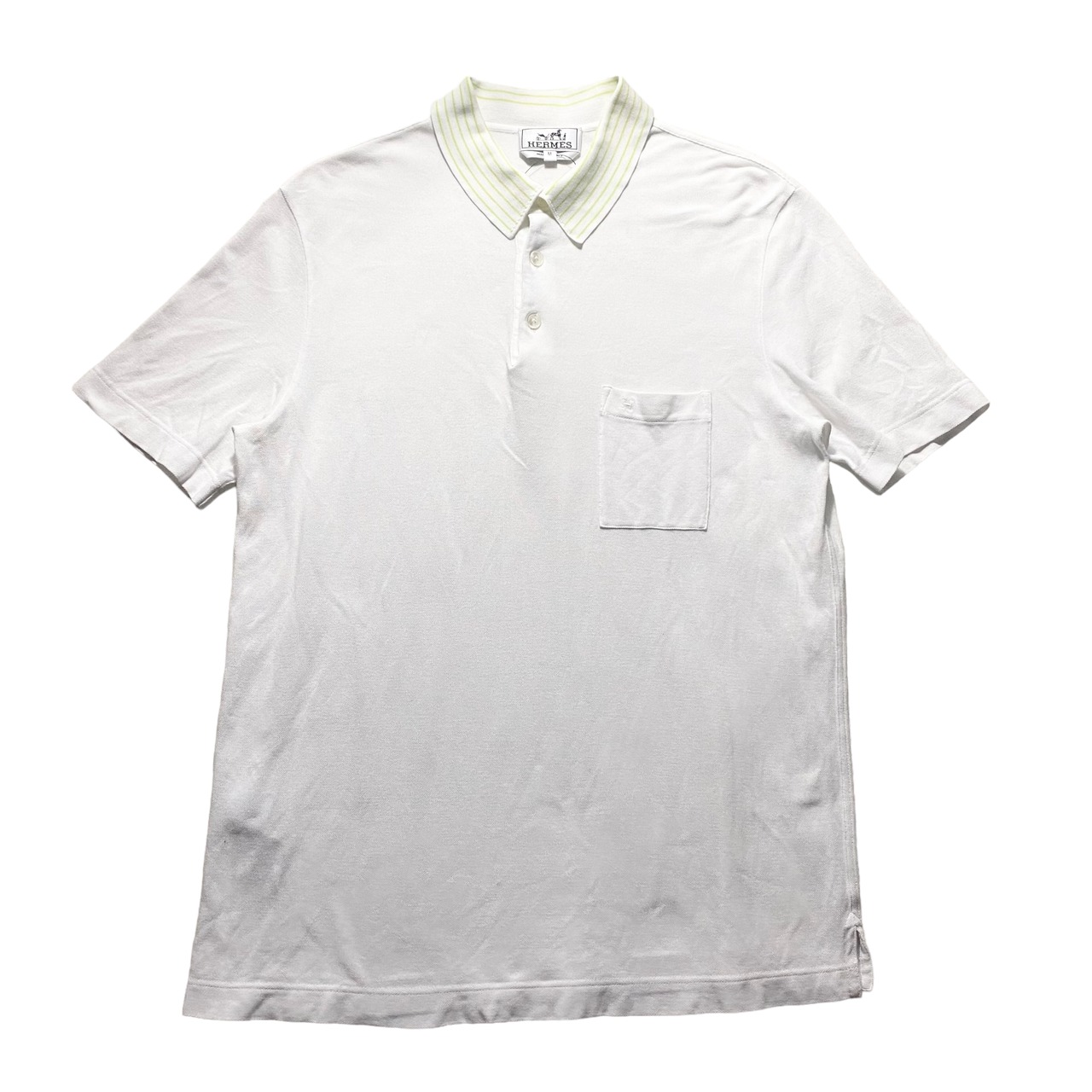 HERMES white polo shirt