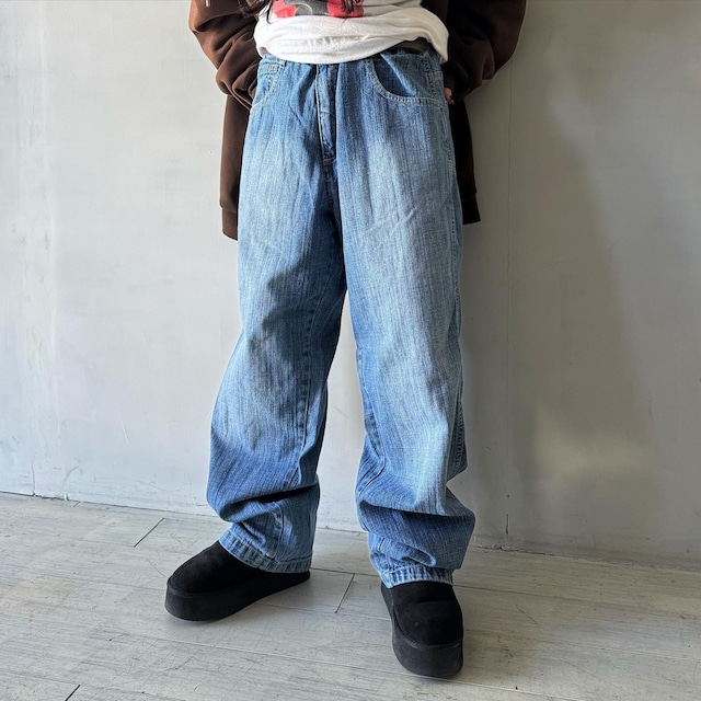 -SOUTHPOLE- wide denim pants