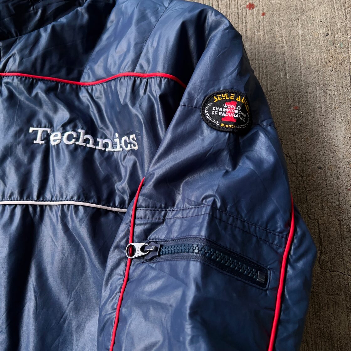 Technics” Racing Nylon Jacket SIZE L レーシングナイロンジャケット