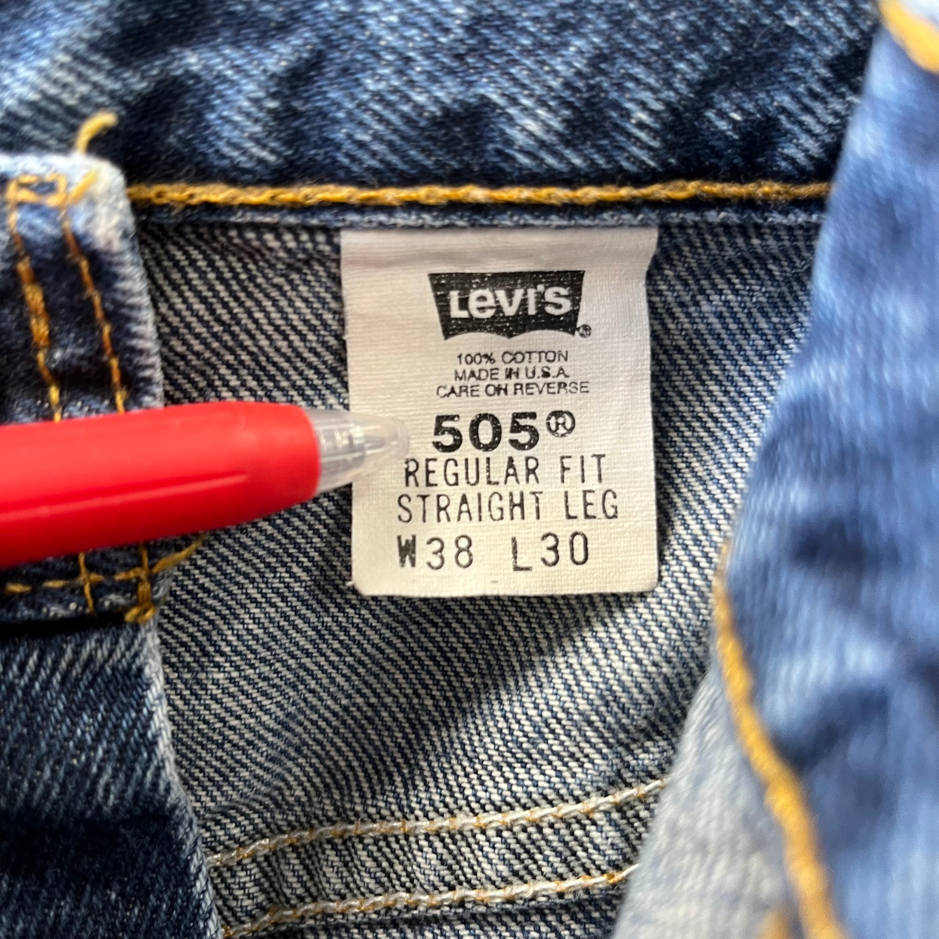 LIVI'S リーバイス505 デニムパンツ コットンパンツ W38 US