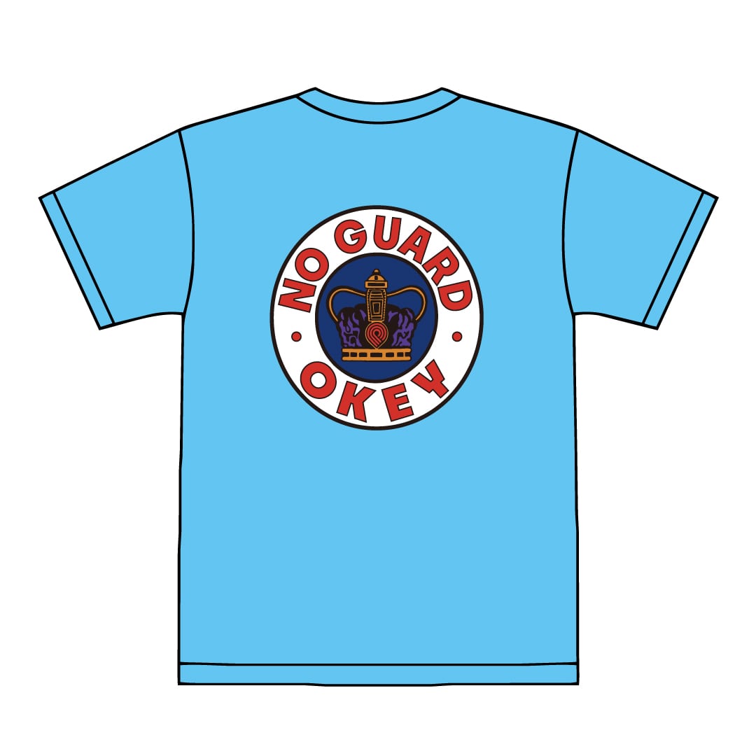 P.W No Guard Crown Tee/L.BLU | No Guard Okey