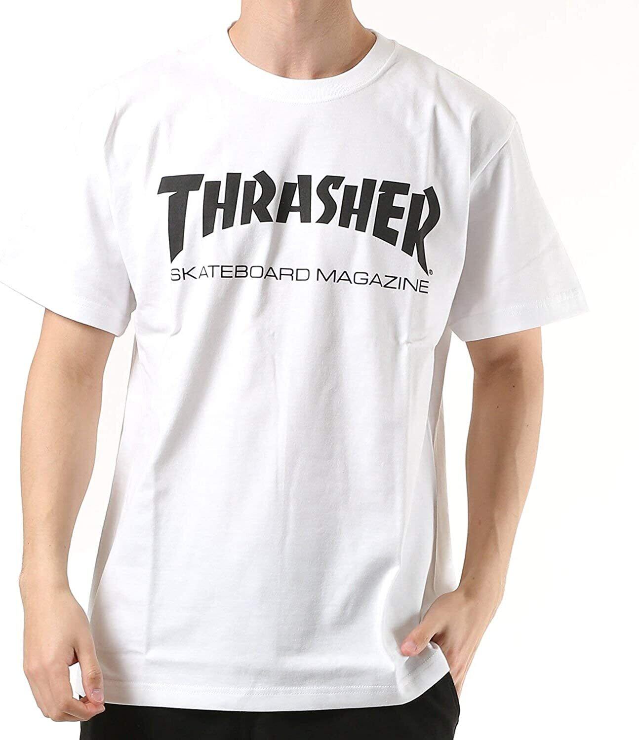 THRASHER(スラッシャー) マグロゴ Tシャツ ホワイト TH8101