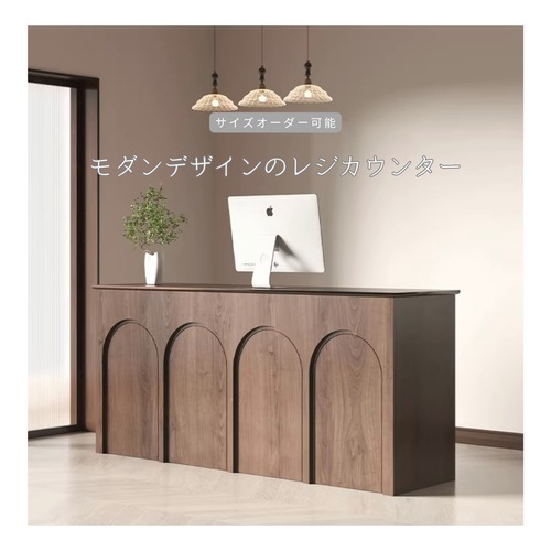 オーダーメイド 職人手作り カウンター レジ台 バーテーブル ショップインテリア サイズオーダー 木工 木製 無垢材 天然木 家具 木目 北欧 LR2018 no2469