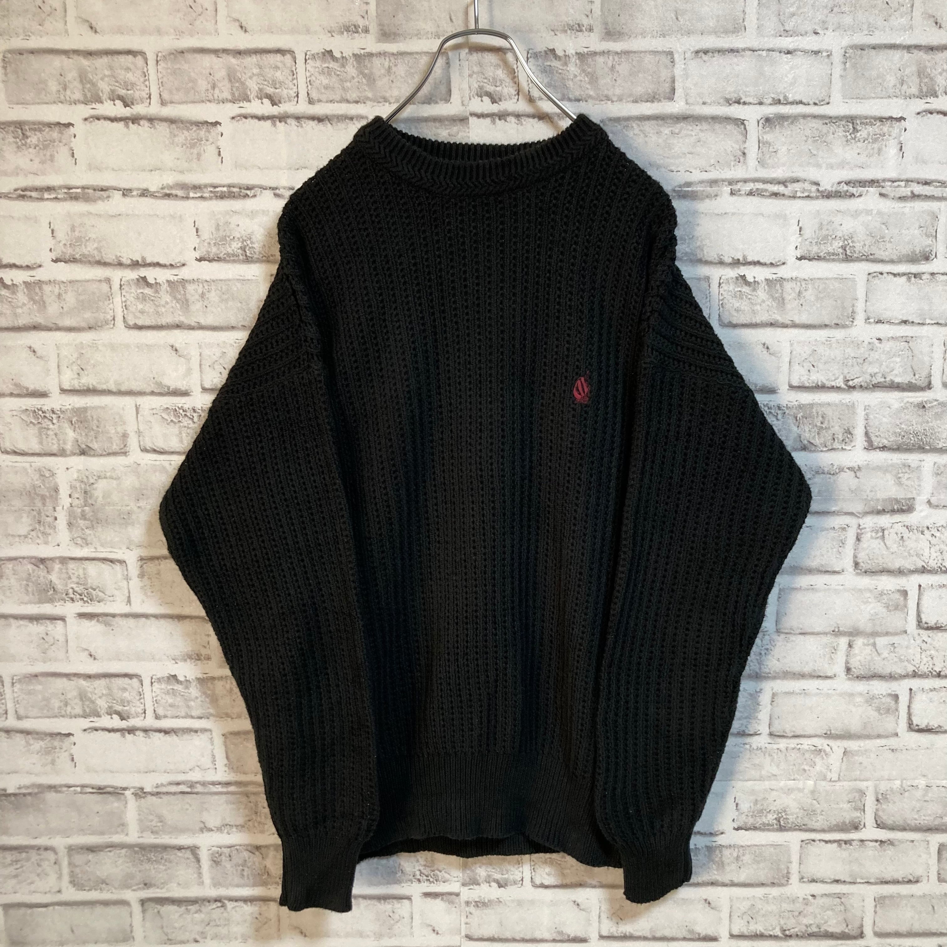 nautica】Knit L相当 90s “Old nautica” ノーティカ ケーブル編