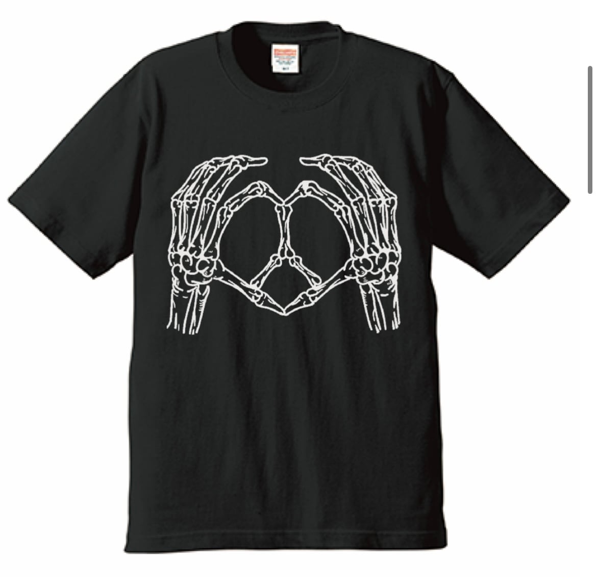 Tシャツ スカルピース黒 | Peace man