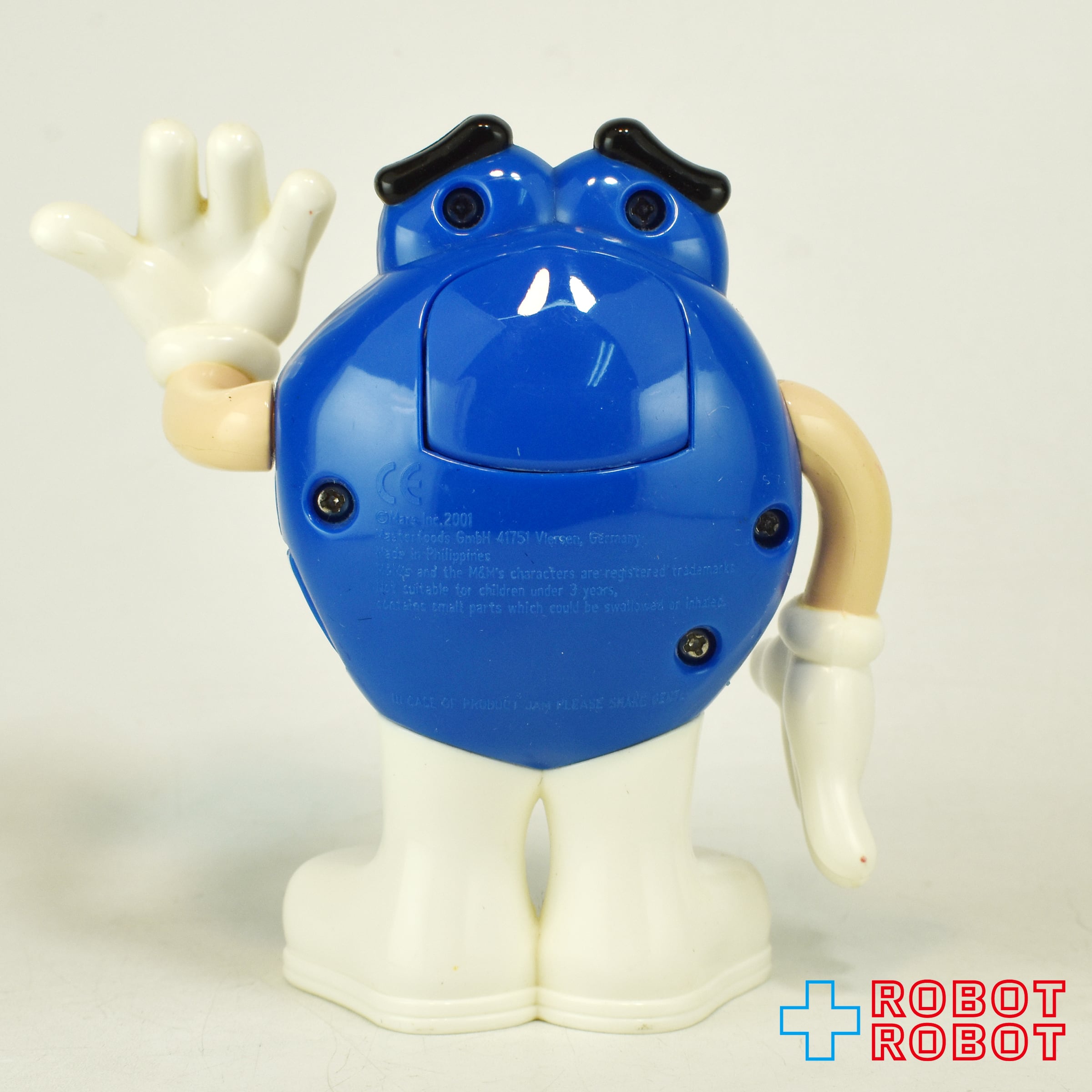 M&M's ビニールフィギュア ブルー M&M's ミニディスペンサー ブルー フィギュア 2001 企業物 | ROBOTROBOT