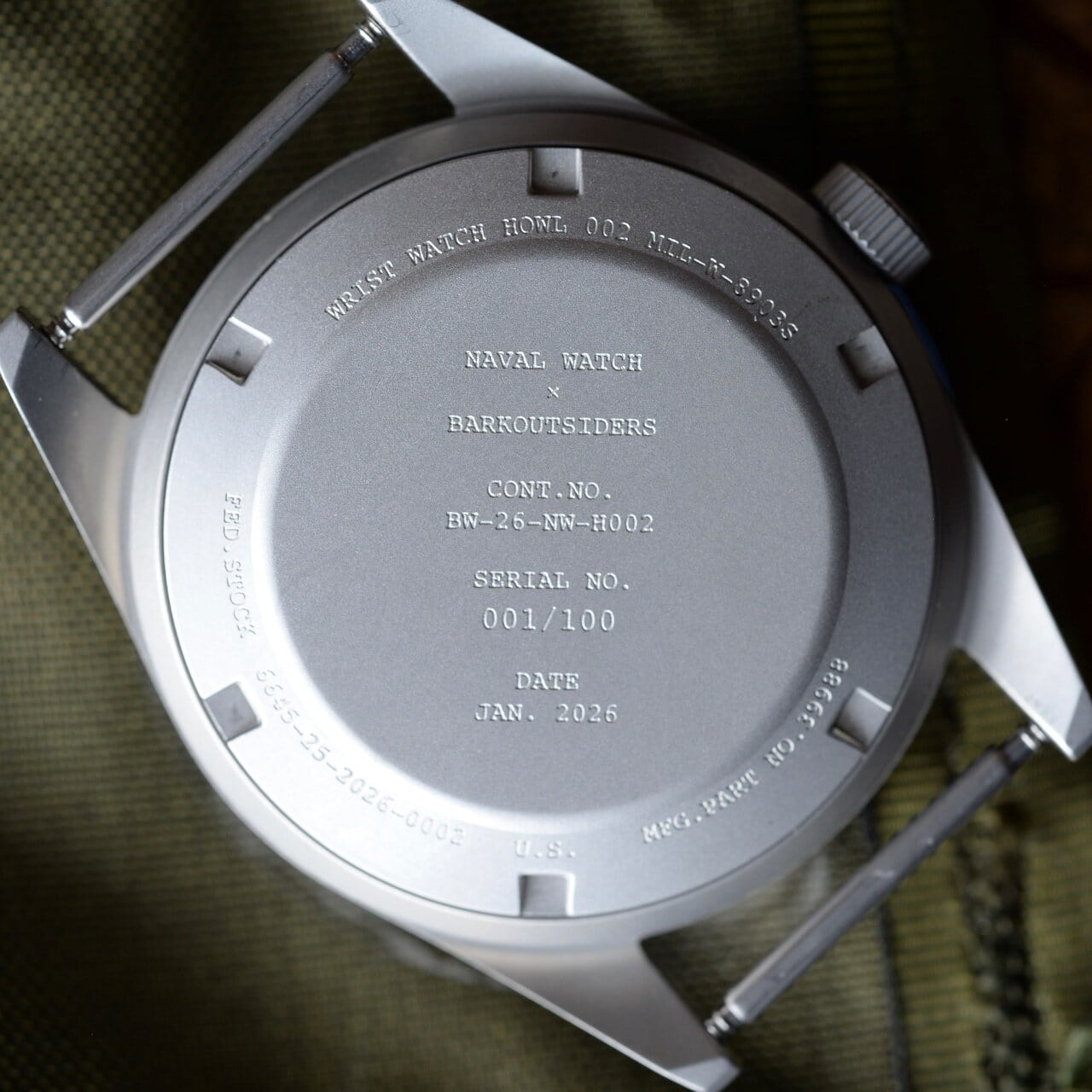 NavalWatch collaboration Authentic Field Watch 