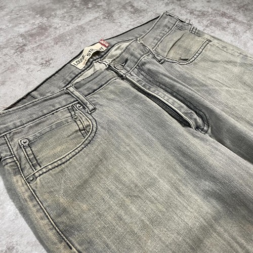 【W34 L32】 usa levi's 先染ブラック リーバイス 569 詳細写真11