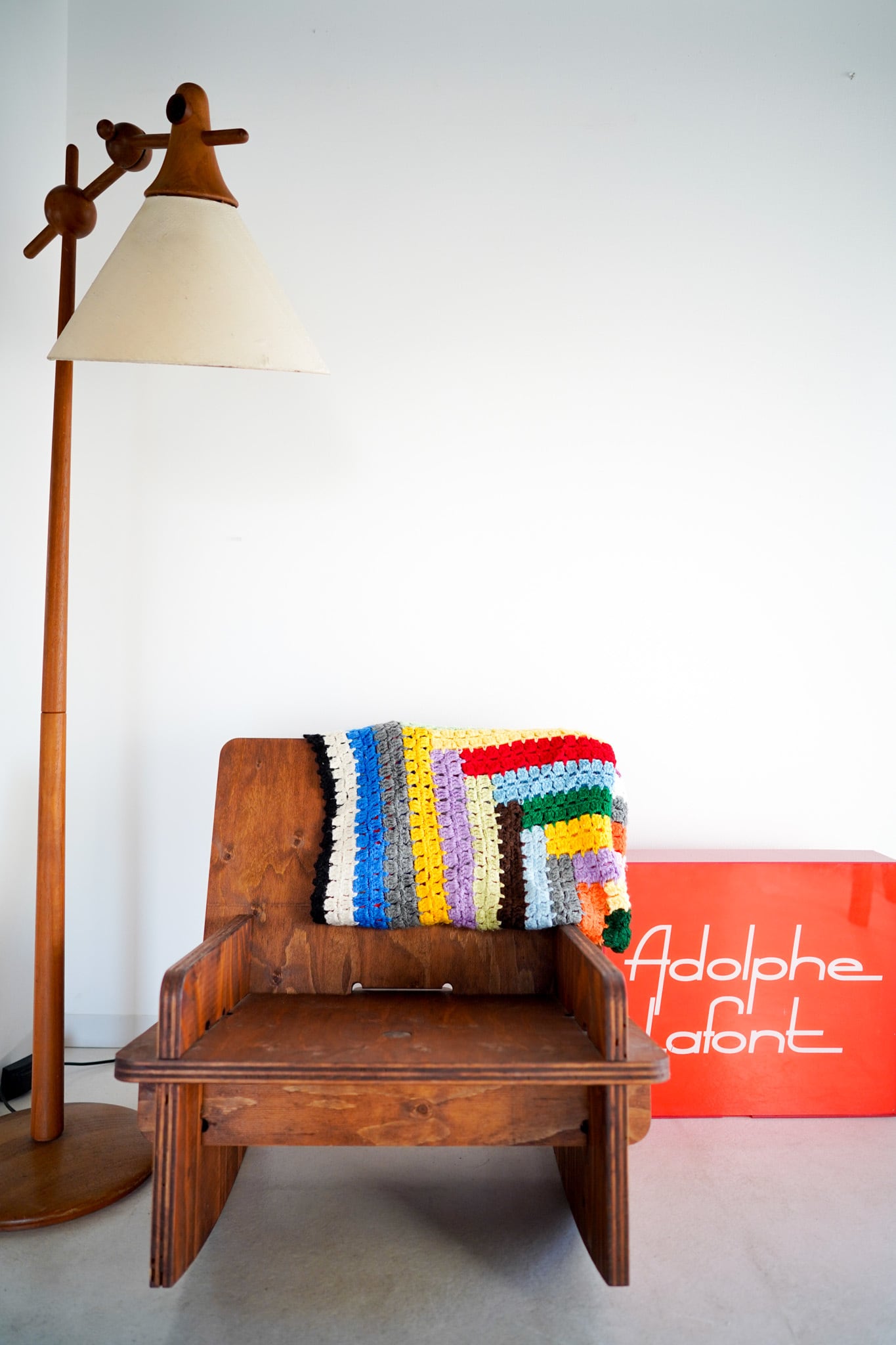 Old Wool Knitting Lag,Blanket | from_antique