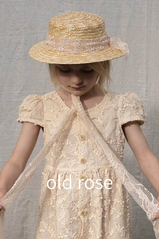 FROU FROU-THE CHARLOTTE HAT/OLD ROSE