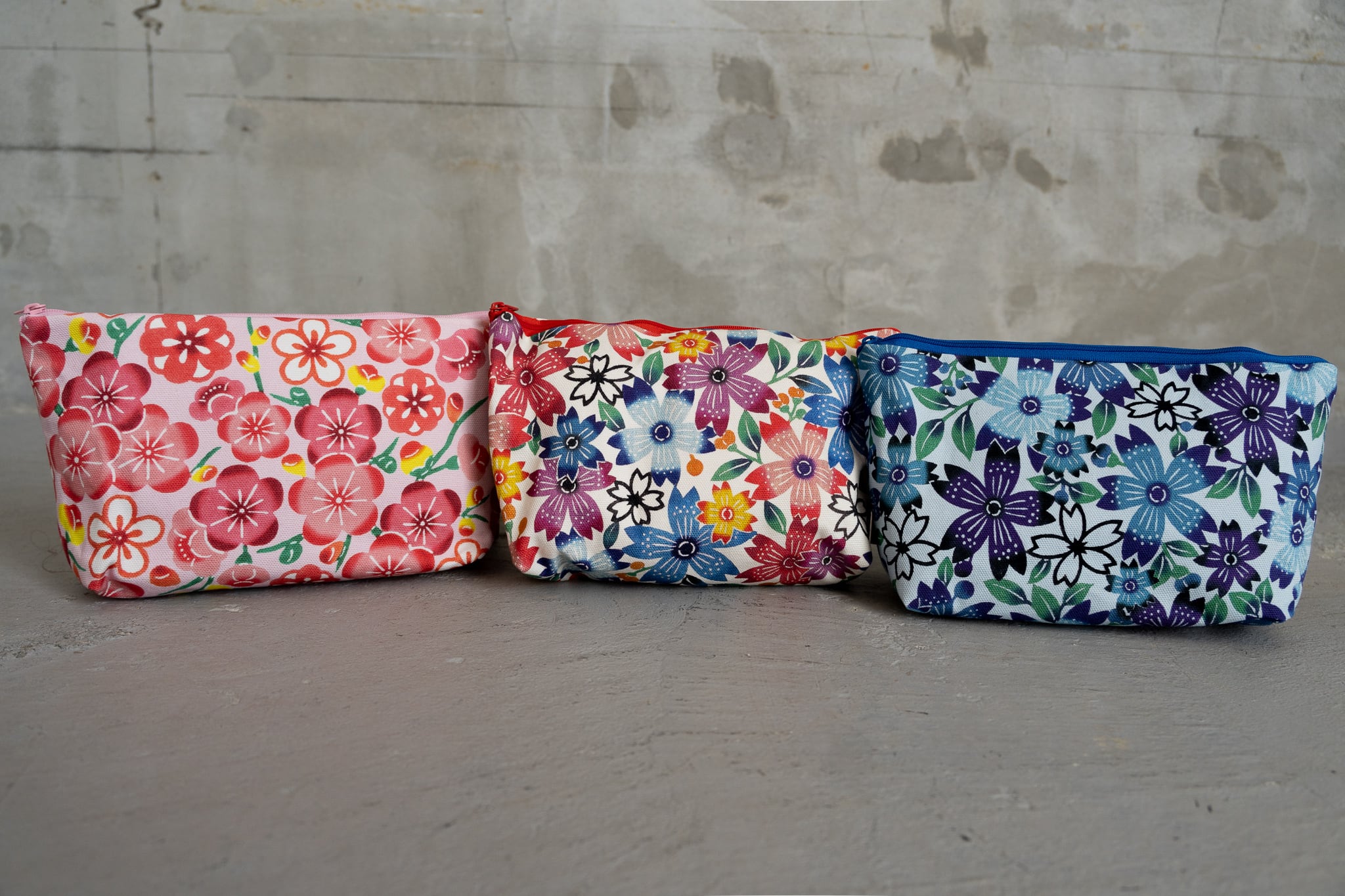 紅型マチ付ポーチ | BLANCJUJU