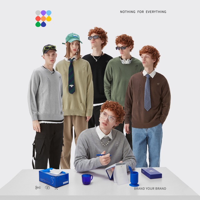 P10941 バーか ニット 長袖 スポーツ SALE シャツ ファッション トップス メンズ レディース 上着