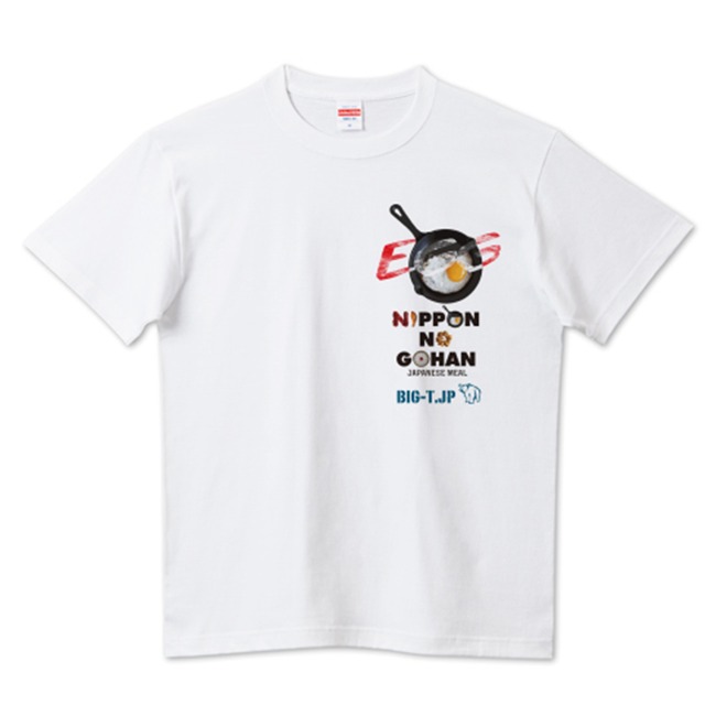 ＜7XLまでサイズアップ＞EEG ワンポイント TシャツーNIPPON NO GOHANシリーズ