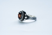 R-095 Native Oval Signet Ring (Tiger Eye)