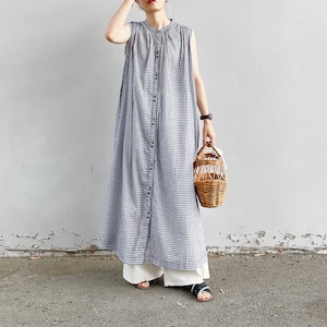 Summer check dress