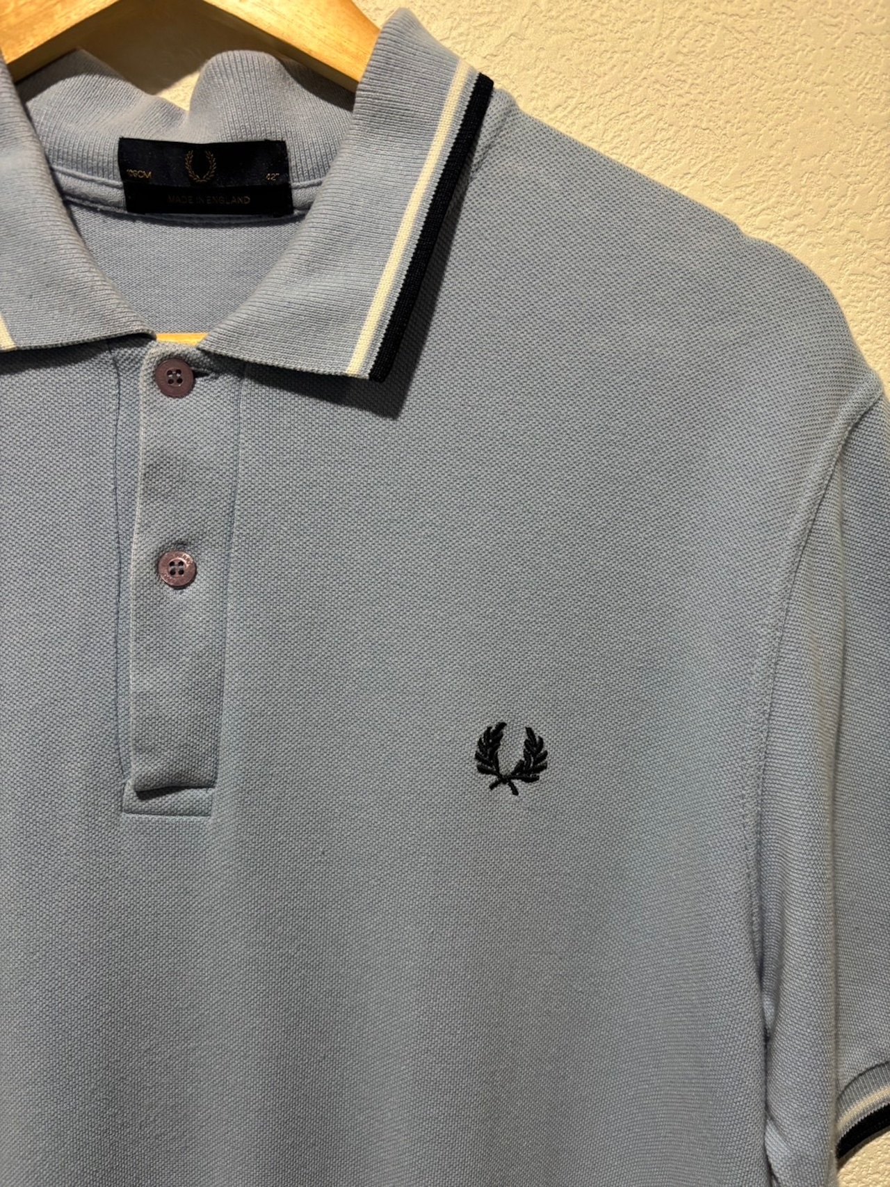 イギリス製 FredPerry フレッドペリー 鹿の子ポロシャツ
