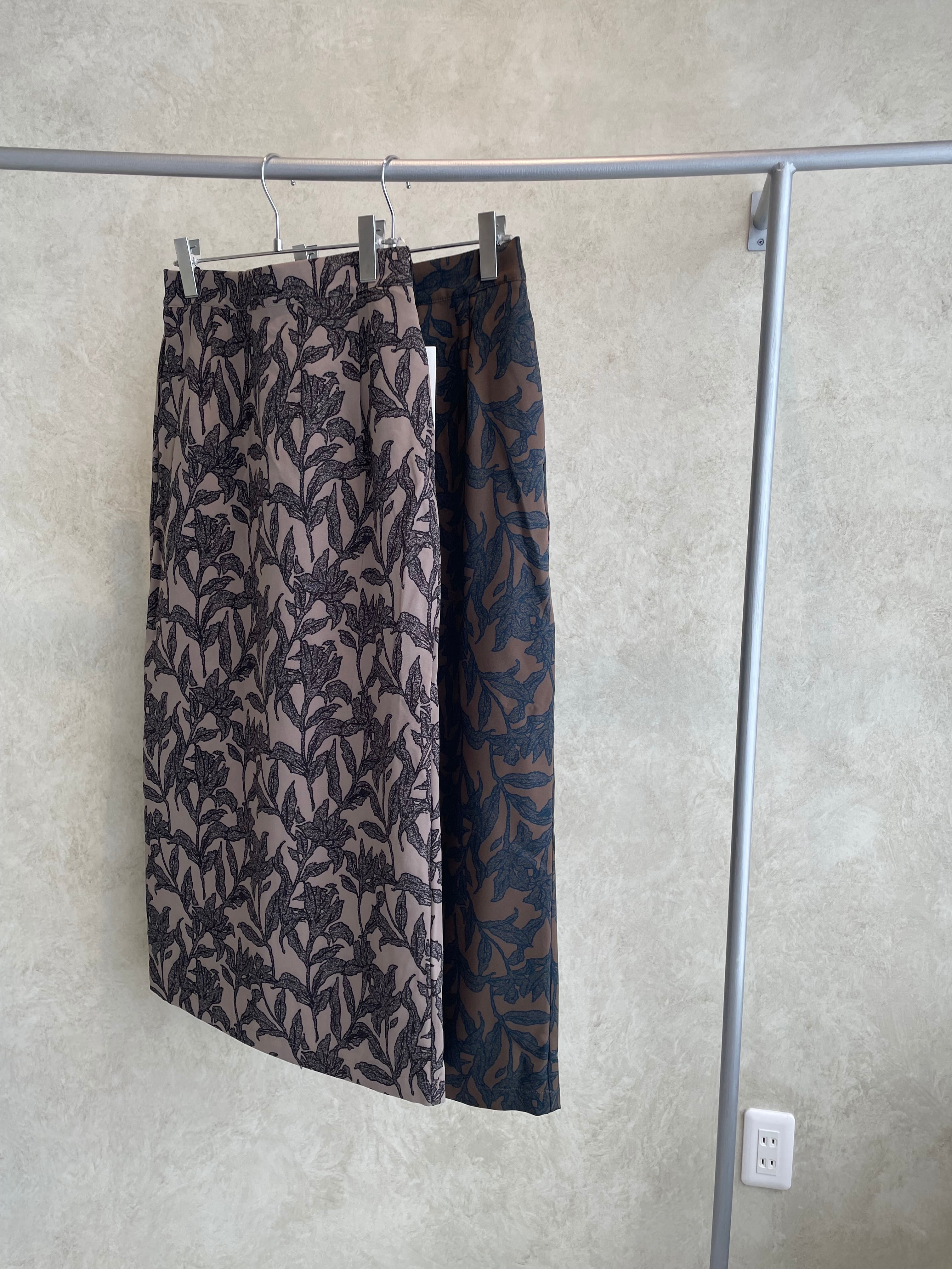 【即納】printed narrow skirt