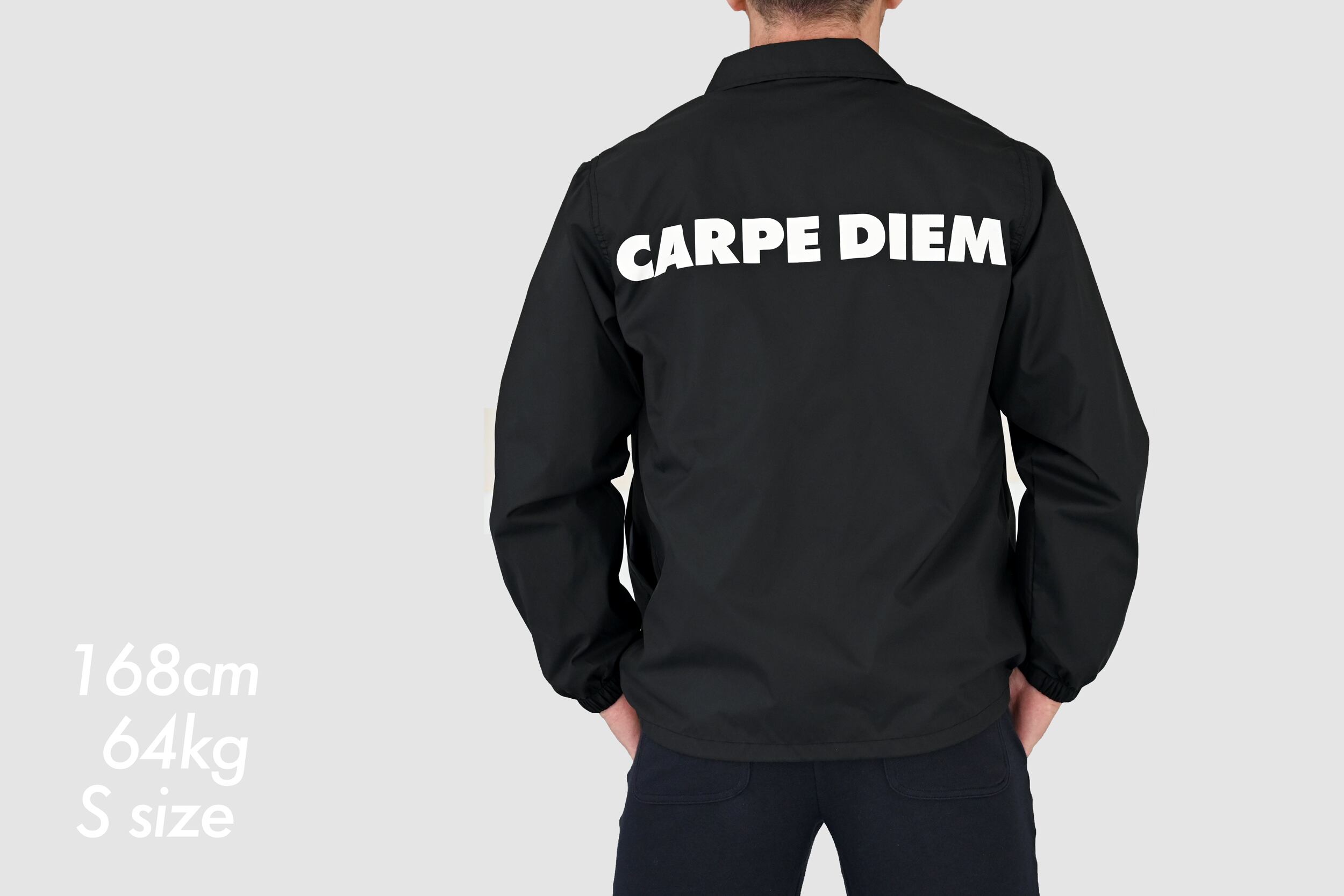 CARPE DIEM Coach Jacket - Black | CARPE DIEM ONLINE SHOP