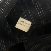 Ben Sherman ベンシャーマン ストライプ 長袖シャツ 3/L /ブラック メンズ