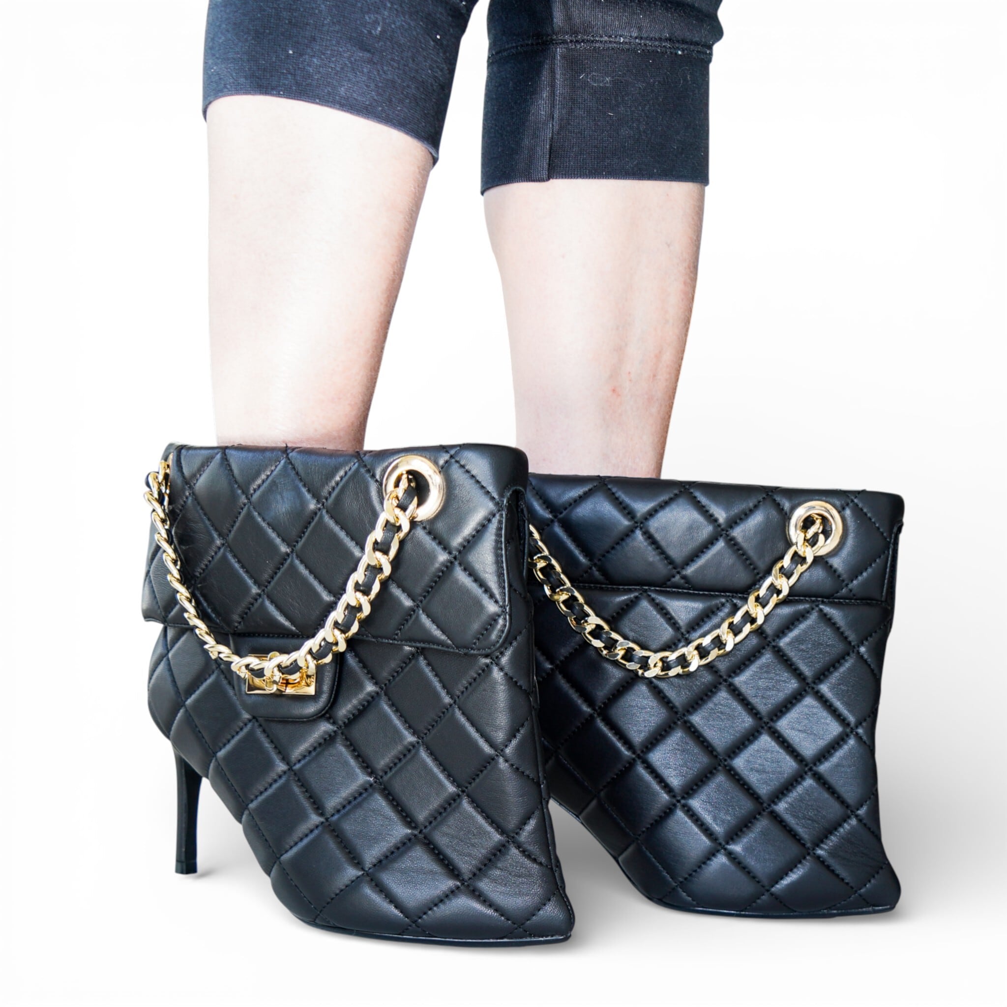 Maison MIHARA YASUHIRO メゾンミハラヤスヒロ Quilted Bag Detail Pin