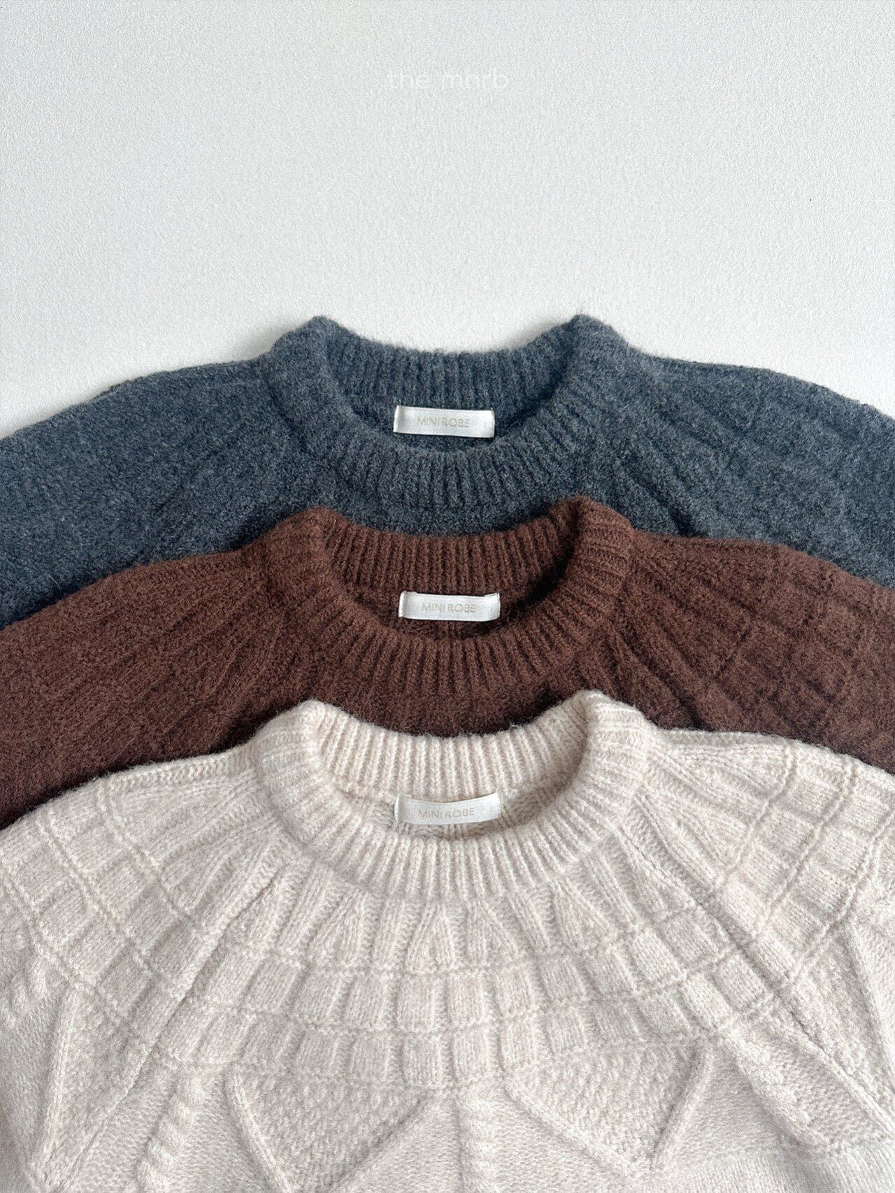 【即納】cable knitwear / minirobe