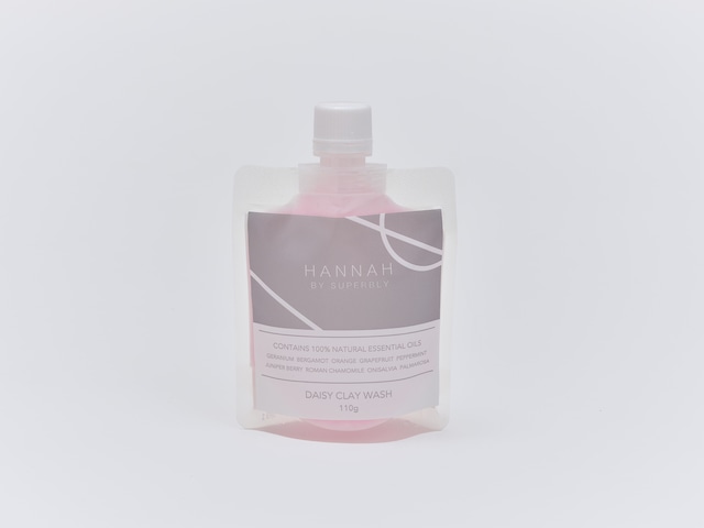 HANNAH BY SUPERBLY  DAISY CLAY WASH 110g　あわもこ泥洗顔　[単品購入] 110g ３０回分