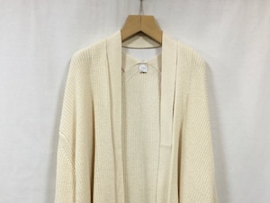 HAKUJI “ Cotton knit cardigan “ Ivory 