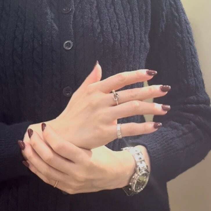 TIFFANY&CO】【12-13号】2399 結コンビツイストノットリングシルバー
