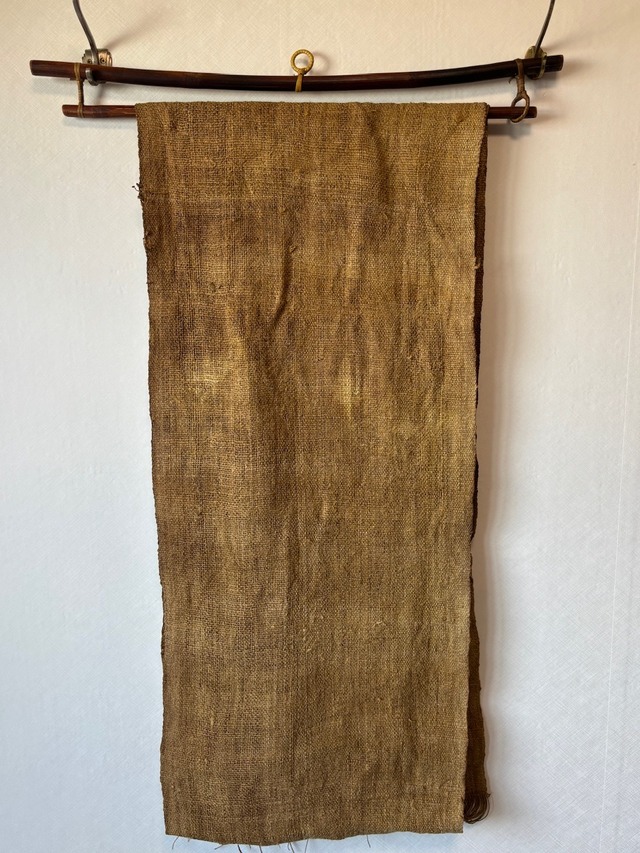 ざっくり 草木染ヘンプロール その５ 麻布