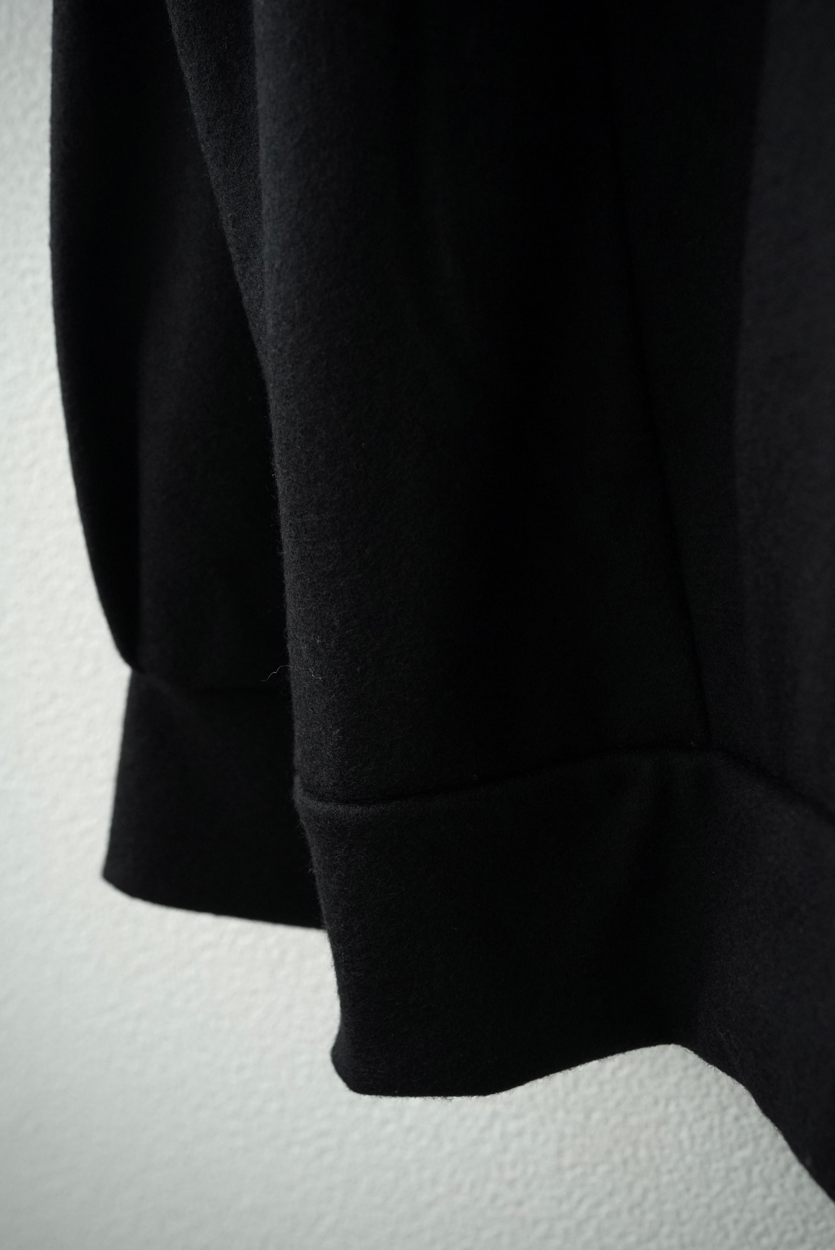 Super140s Washable Wool MW_Jersey / Wool Sweat ver2025 (BLACK