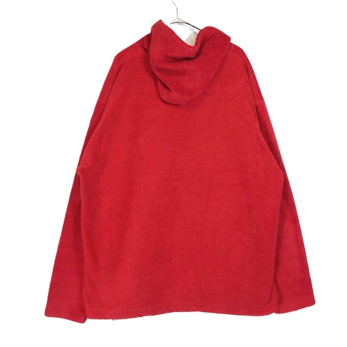 肩幅63cm】TSA CLOTHING 3Dロゴ 長袖フリースパーカー XXLサイズ