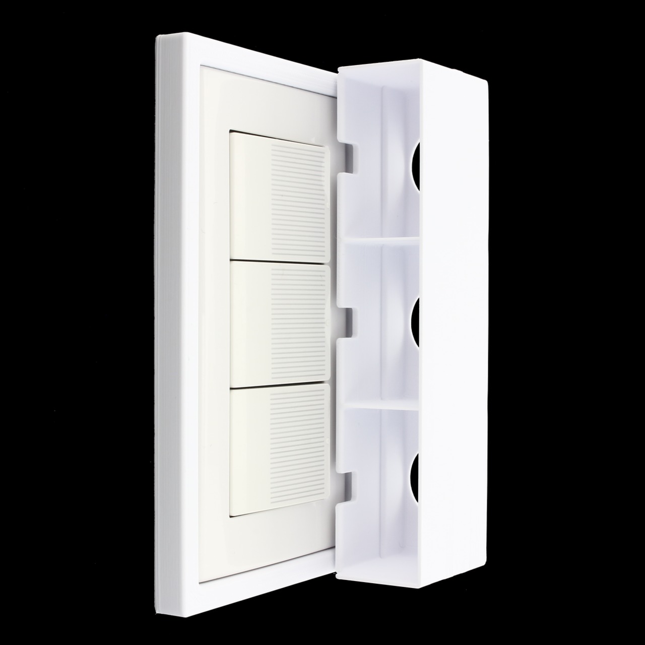 SwitchFrame｜Panasonic コスモワイド21 スクエア 1連3口用｜ Bot対応