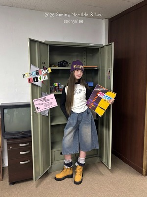 [Matilda&Lee] Maxi Bermuda Denim (15/17/19) / [마틸다앤리] 맥시버뮤다데님 (15/17/19)