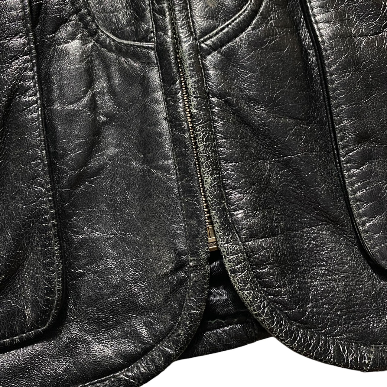 EDWARD BILLY leather hunting vest