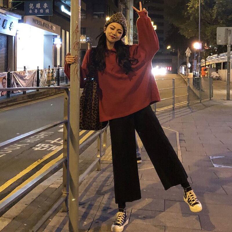 ピュアカラーファッションシックなセーター女性2020年秋冬ルーズPOLOカラースリムで用途の広いプルオーバートップの新バージョン 萌量不足32349359648