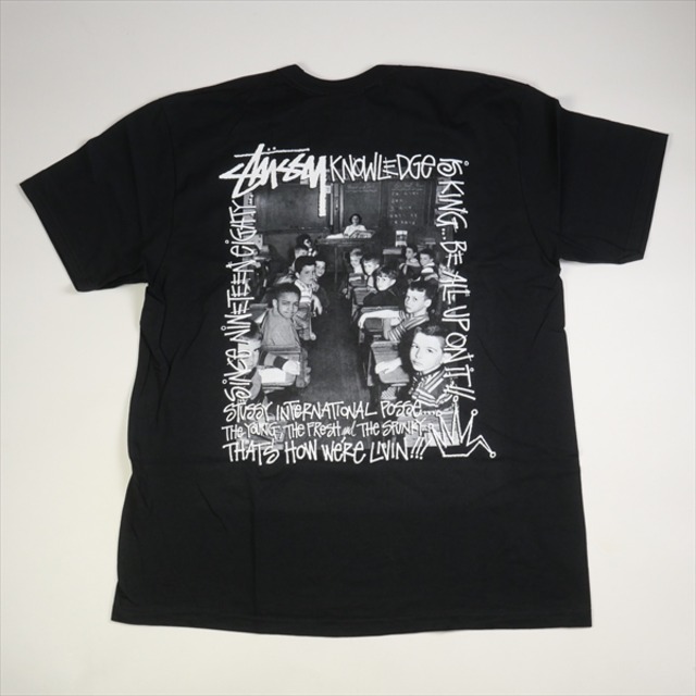 未使用品】STUSSY x KOSTAS ワールドツアーtee 黒 L Stussy World Tour 