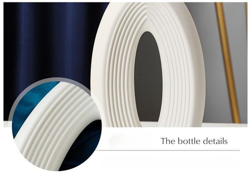 花瓶 陶器 ２個セット フラワーアレンジメント モダン フラワーベース 白い花瓶 黒い花瓶 アクセント装飾 ウェディング装飾 テーブルトップ装飾 リビングルーム装飾 ベッドルーム装飾