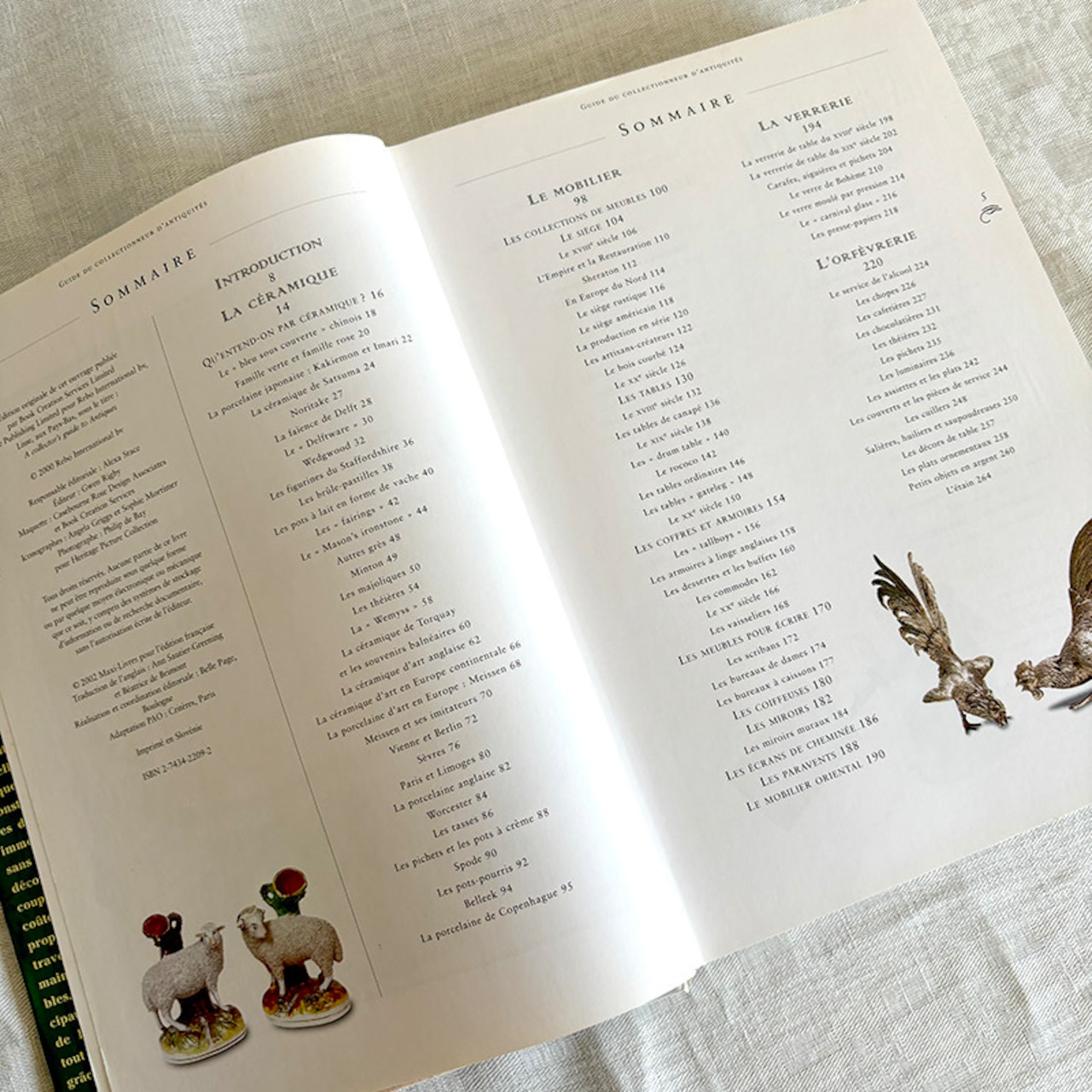 LES ANTIQUITES　アンティークの指南書　カラー写真豊富 12PSdz25