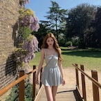 Double-Layer Pleated Lace Dress