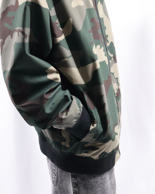camouflage MA-1 blouson