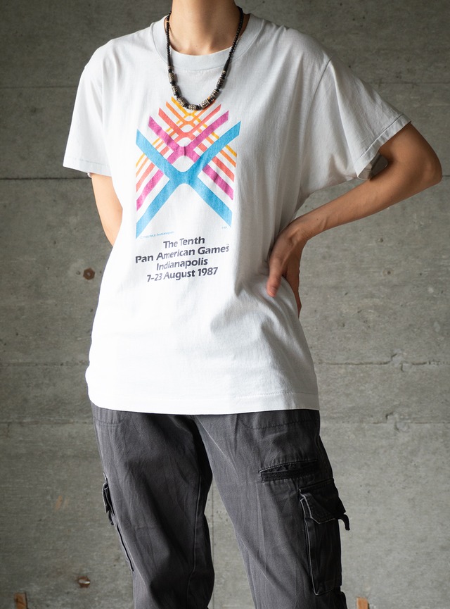 "Pan American Games" 1980s Event t-shirt