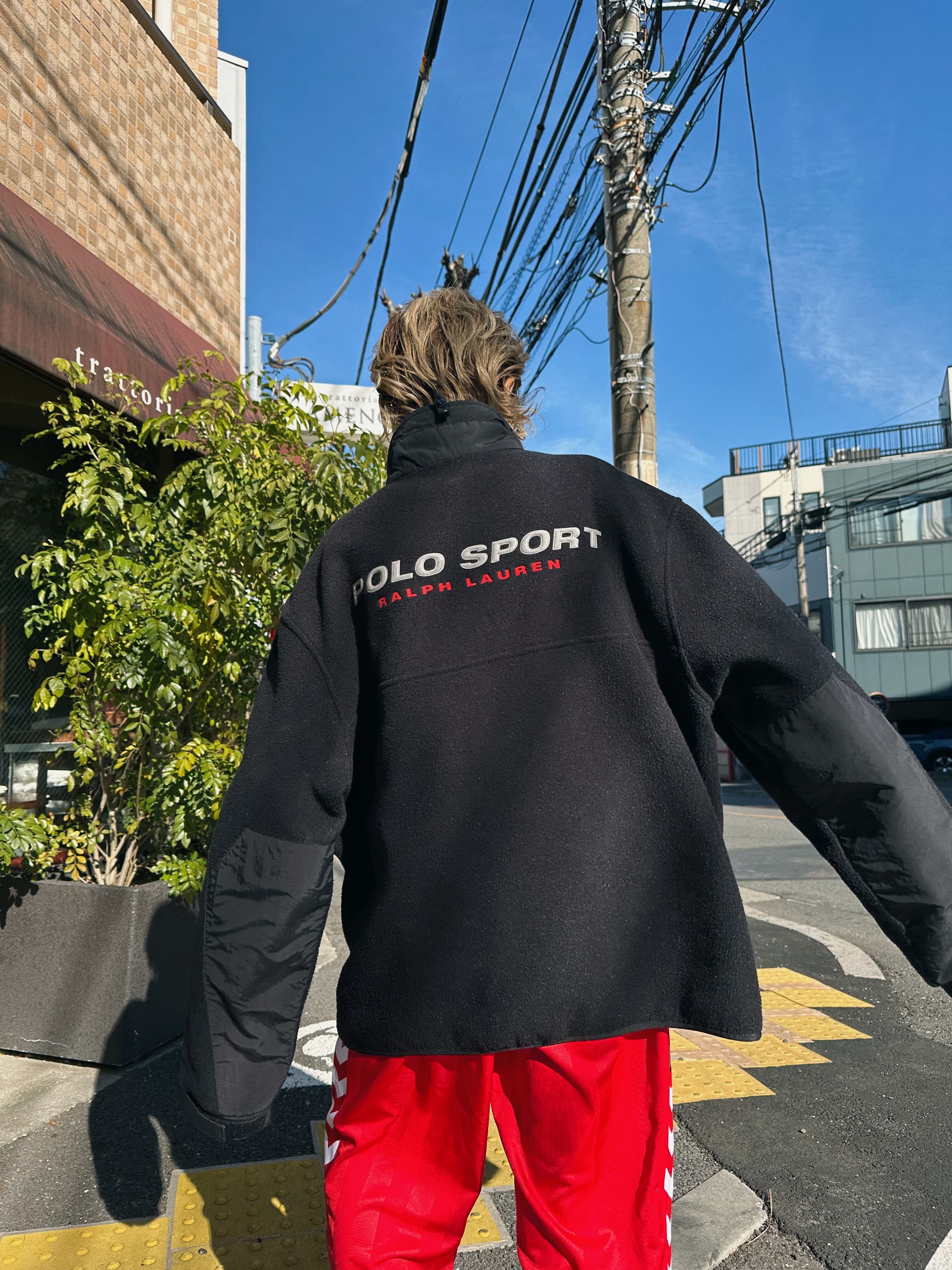 (OT1207)90’s POLO SPORTS half zip pullover fleece