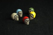 VINTAGE HELL'MET VALVE CAP /CC110イエロー