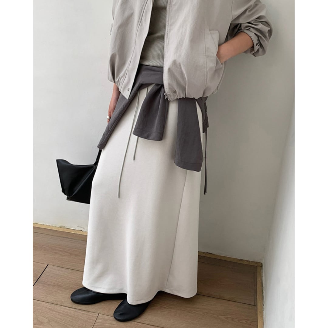 バックスリットドロストロングスカート T2077