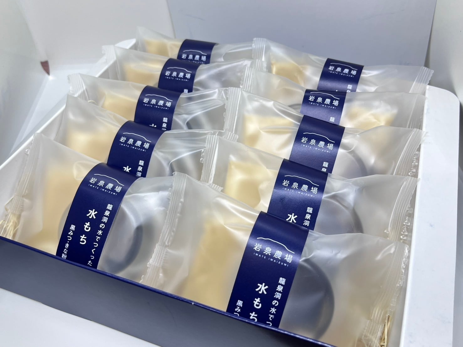 龍泉洞の水でつくった水もち 10個セット
