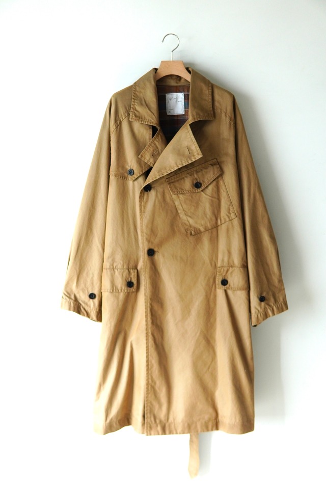 ANCELLM /  AGING COTTON M.C COAT /   ANC-JK90