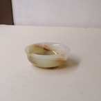 グリーンなまるいジュエリートレイ