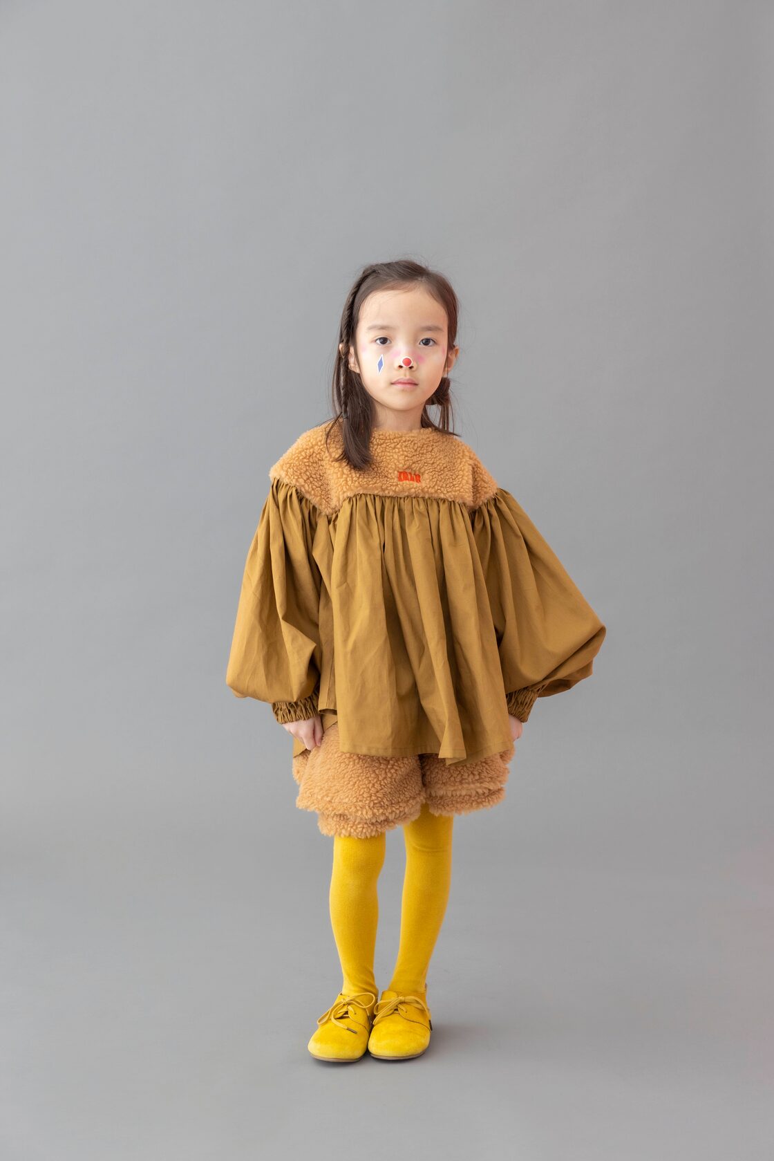 folk made 大人用 日本製 ブラウス フォークメイド 長袖 トップス 